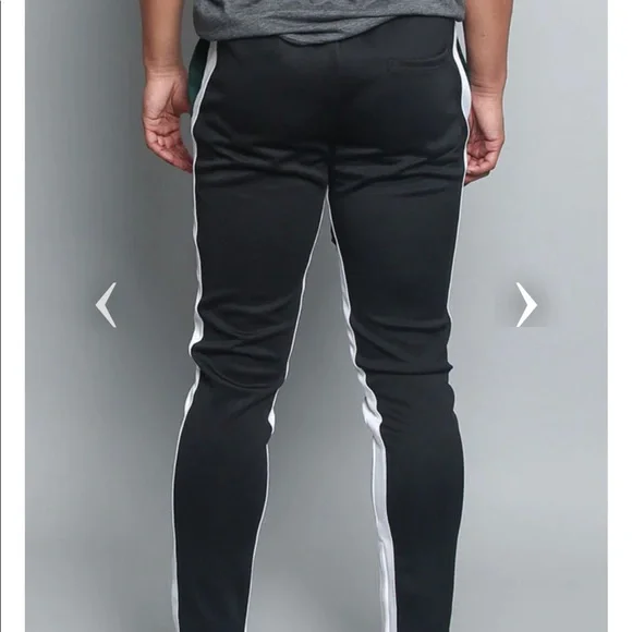 EPTM Men’s Color Block Jogger Slim Drawstring Track Pants Streetwear Trendy S - Picture 3 of 12